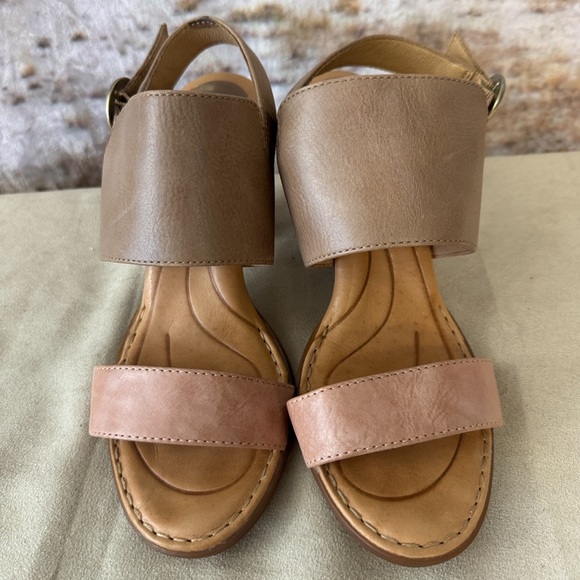 Born Cindie Block Heel Strap Sandals Sabina/Rose Size 8M - Picture 2 of 8